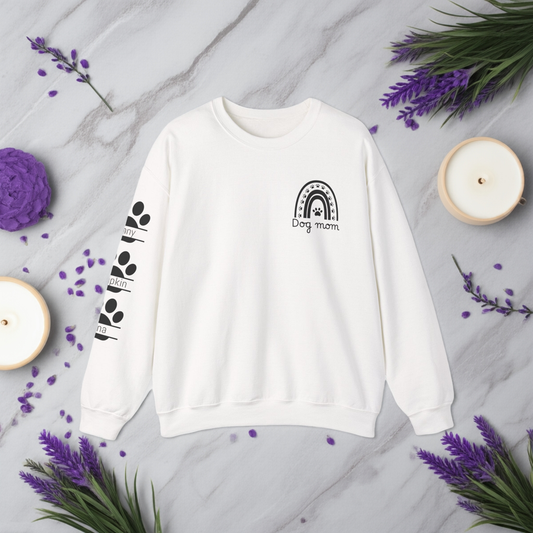 Custom Dog Mom Crewneck Sweatshirt